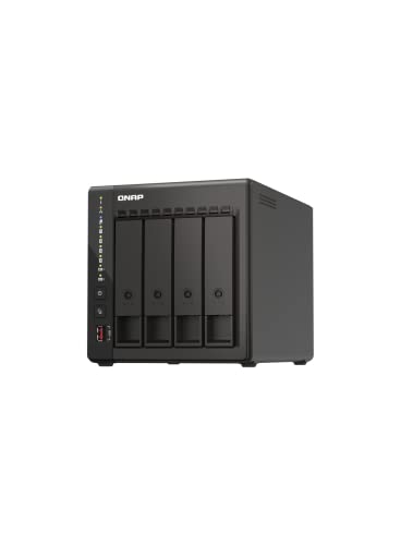 QNAP TS-453E-8G-US 4 Bay High-Performance Desktop NAS with Intel Celeron Quad-core Processor