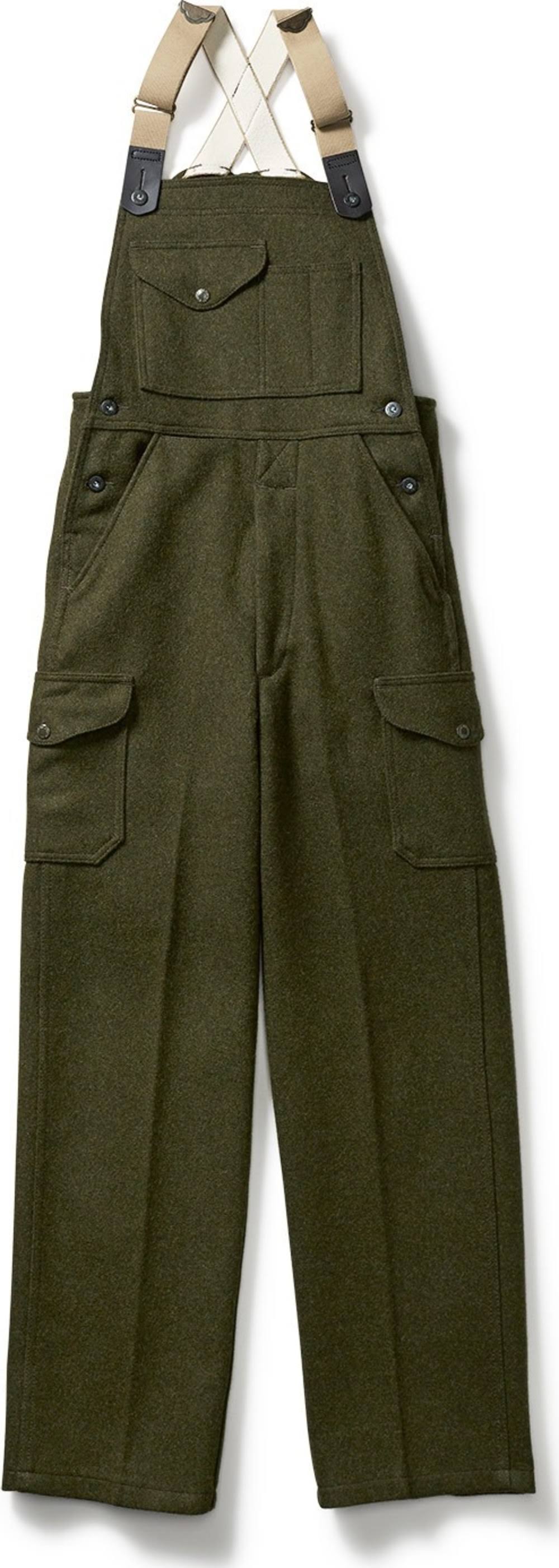 Filson Mackinaw Bibs - 46 - Forest Green