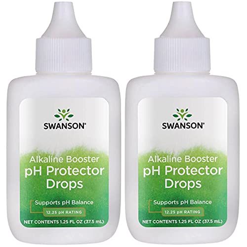 Swanson Alkaline Booster - pH Protector Drops with 12.25 pH Rating - Make Your Own Alkaline Water
