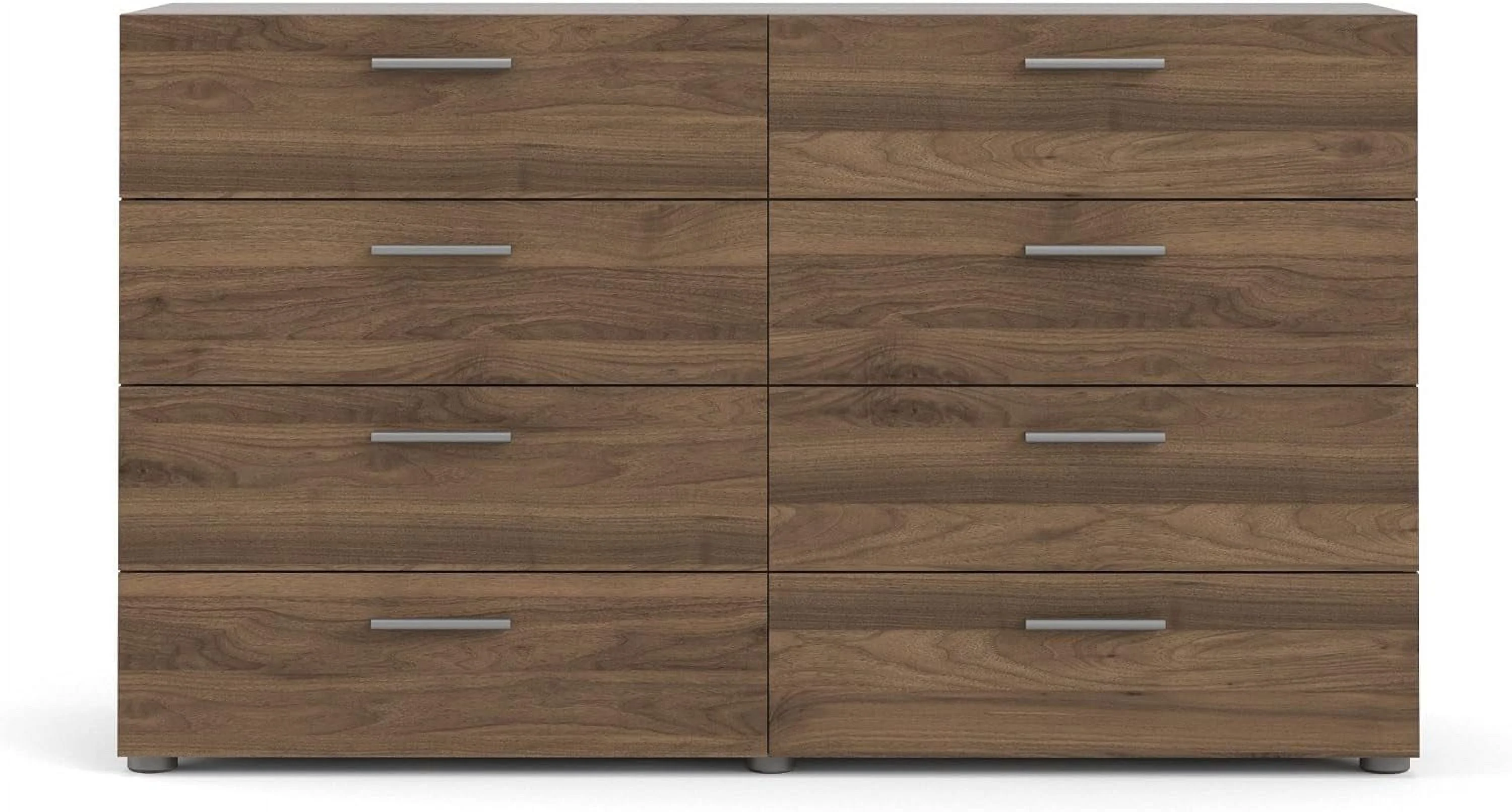 Austin 8 Drawer Double Dresser, Walnut