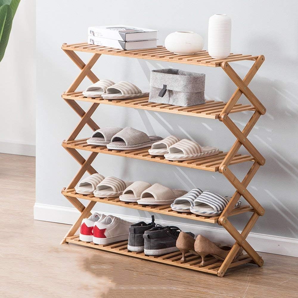Shoe Rack Home Shoe Rack Multifunctional Shoe Rack Foldable Shoe Rack Space Saving Available in a Variety of Sizes Shoebox (Size: 90CM)