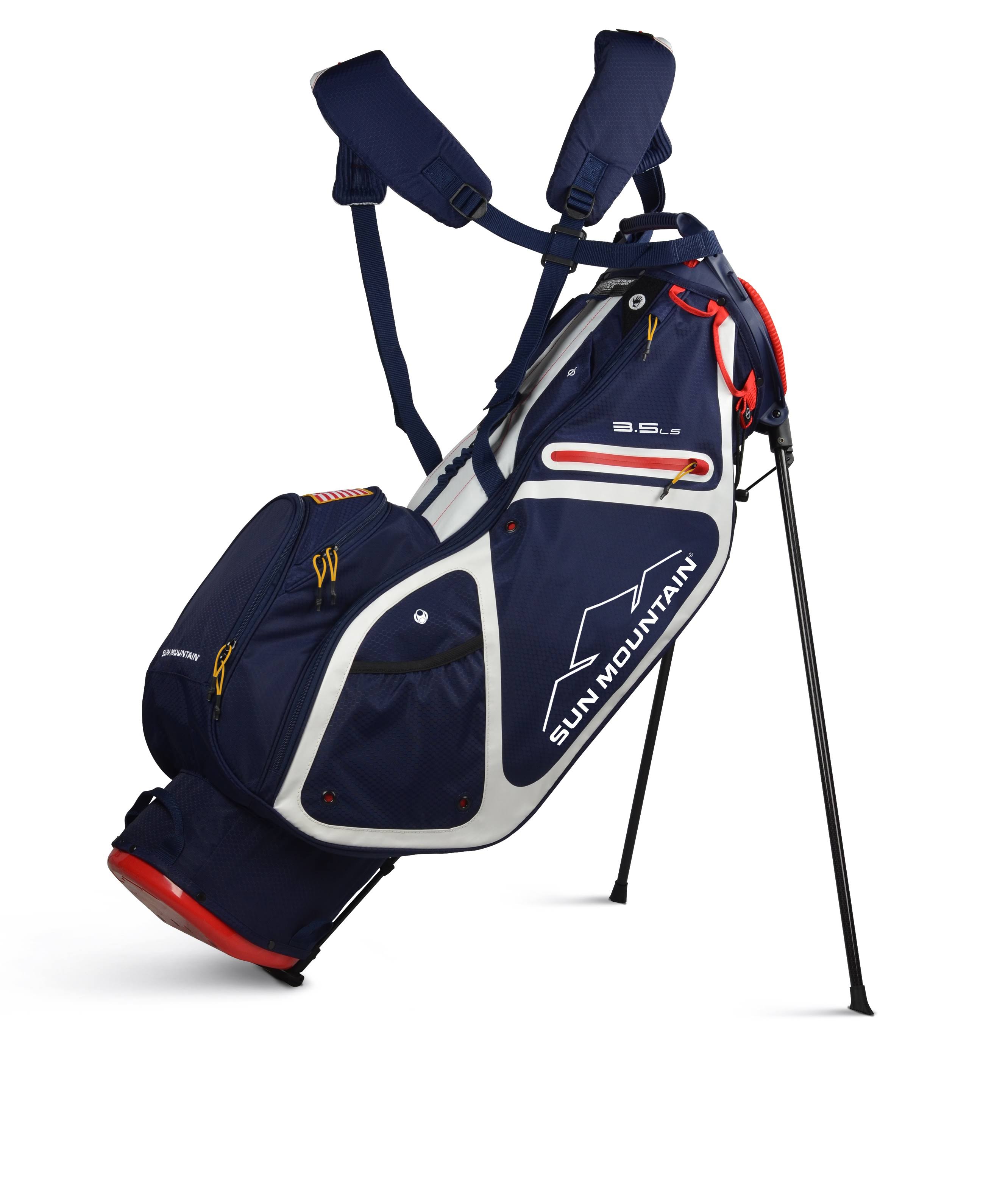 Sun Mountain 2020 3.5 LS Stand Bag Navy/White/Red