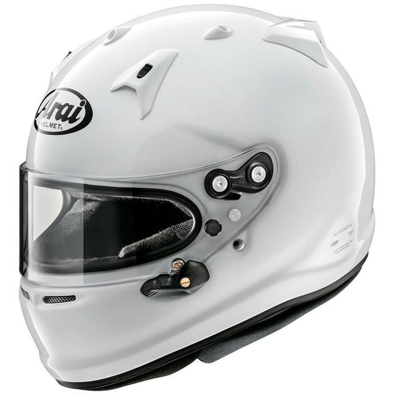Arai Helmet  GP-7 Closed Face Snell SA2020 Head & Neck Support Ready Helmet - White - Medium