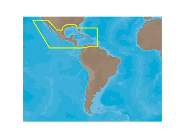 C-MAP Max NA-M027 - Central America u0026 The Caribbean - SD? Card