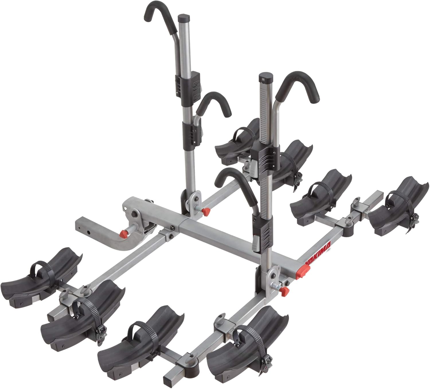 YAKIMA - FourTimer Hitch Mount Tray Bike Rack, 4 Bike Capacity