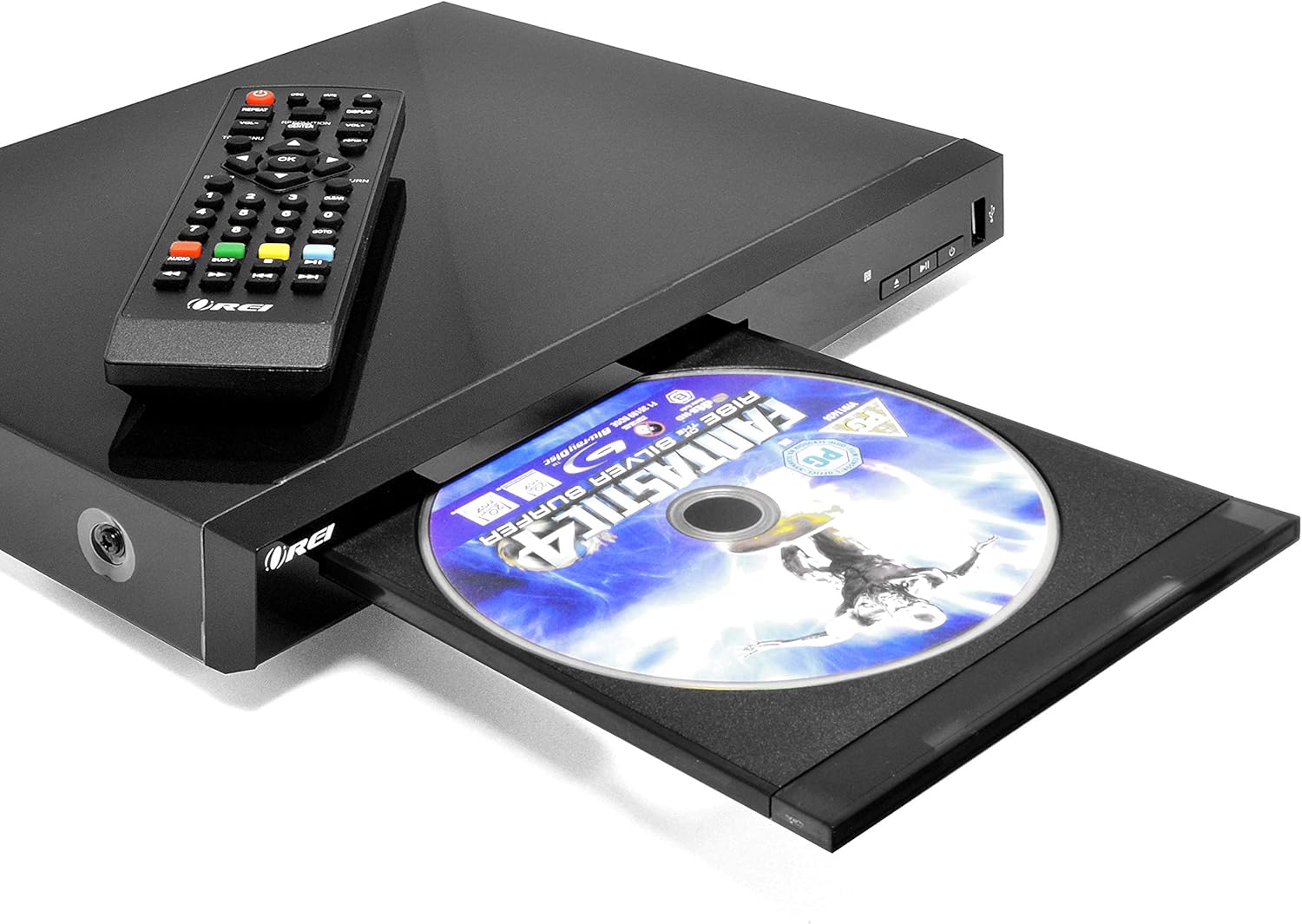 Region Free Blu Ray Player by OREI - Multi Zone 1, 2, 3, 4, 5, 6 Travel Video Player - BluRay Zone A, B, C USB Input, RCA Input - Remote Control