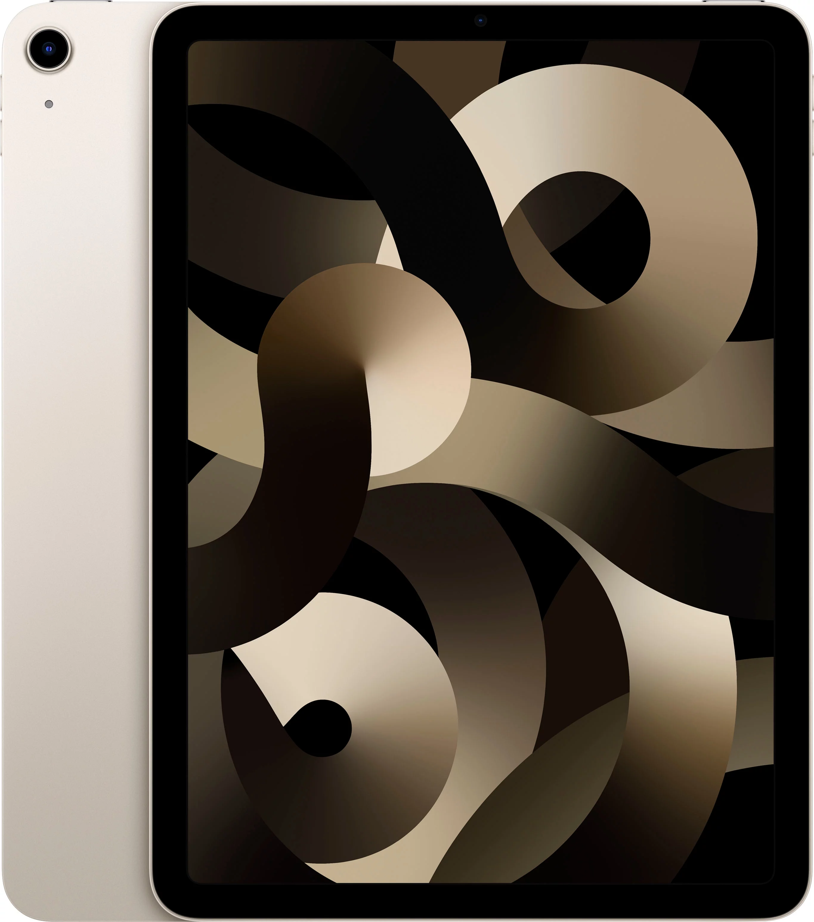 Restored 2022 Apple iPad air Wi Fi 256 GB Starlight (5th Generation) (Refurbished) - Curated Treasures Market