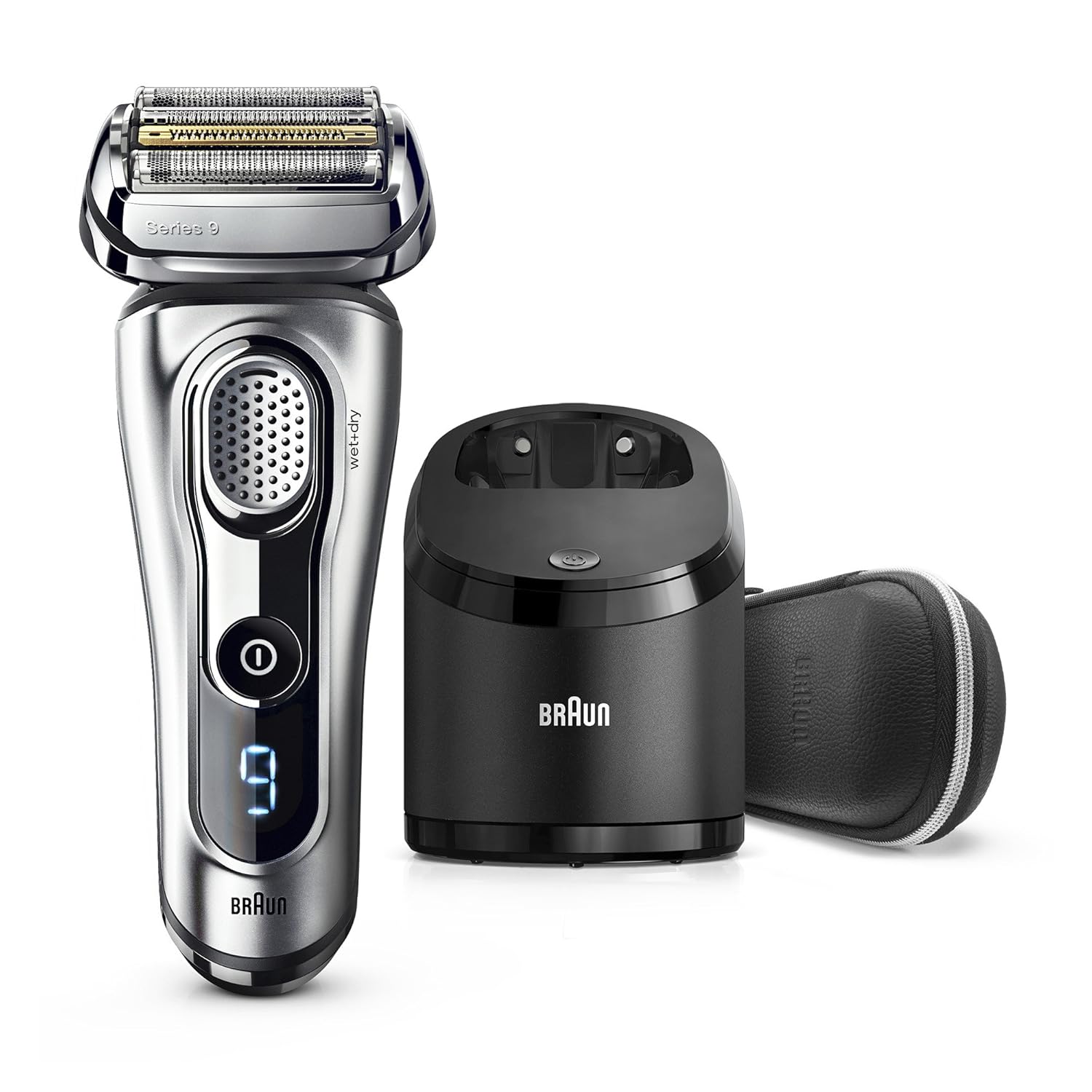 Braun Electric Razor for Men, Series 9 9296CC Electric Shaver With Precision Trimmer, Rechargeable, Wet & Dry Foil Shaver