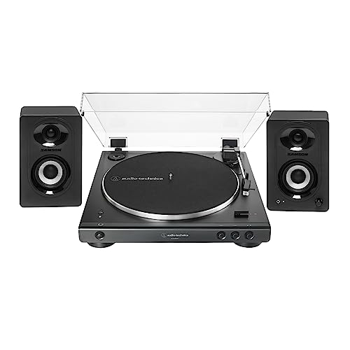 Audio-Technica AT-LP60XBT Fully Automatic Bluetooth Belt-Drive Stereo Turntable with Dust Cover