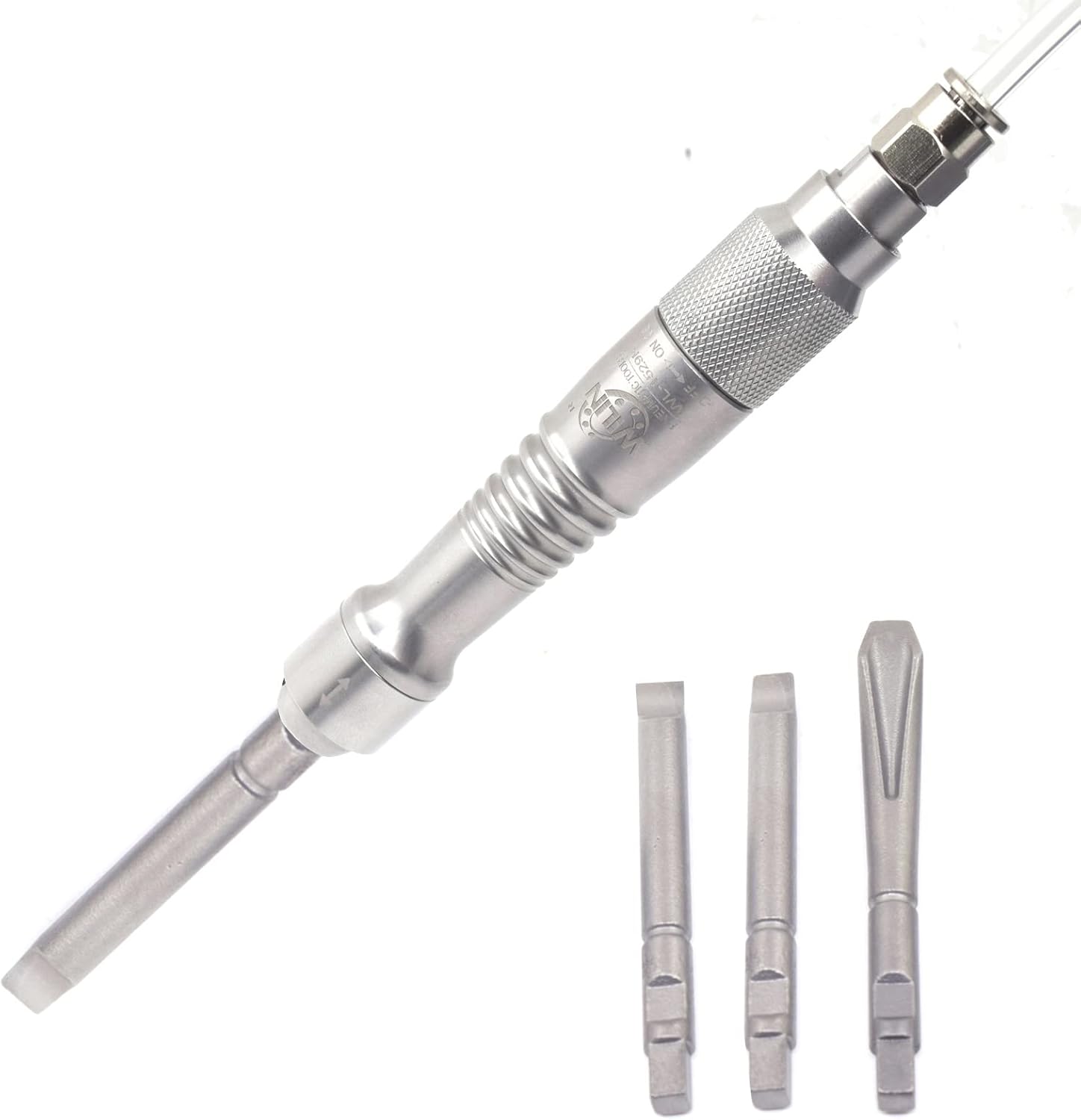 Micro Air Scaler Chisel Gouge Splitting Pneumatic Scrapers Sets Medical Gypsum Breaker Stomatology Engrave 3pcs Flat Chisel Bull Point Chisel