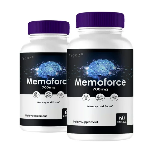 (2 Pack) Memo Force - MemoForce Pill Supplement - Kansas Nuitrition - HNZSDS