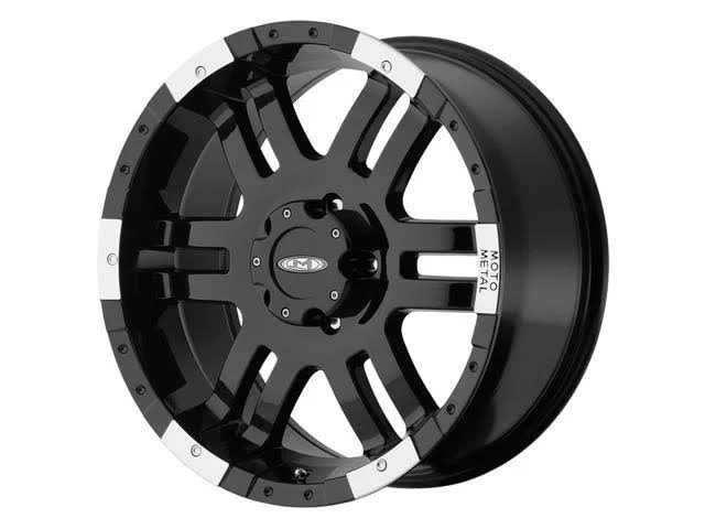 Moto Metal MO951 18x9 8x170 -12mm Black/Machined Wheel Rim - Megean