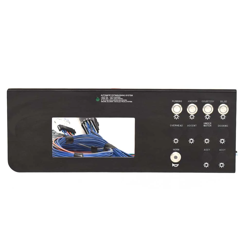 Sea Ray Boat Dash Switch Panel 2252746 | Sundancer 320 Black Acrylic