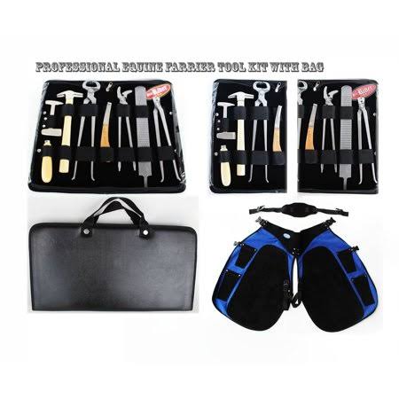 Horse Farrier Tool Equine Hoof Care Tool Kit w/Apron 98479