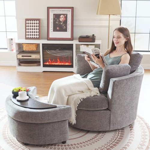Chair and A Half with Ottoman