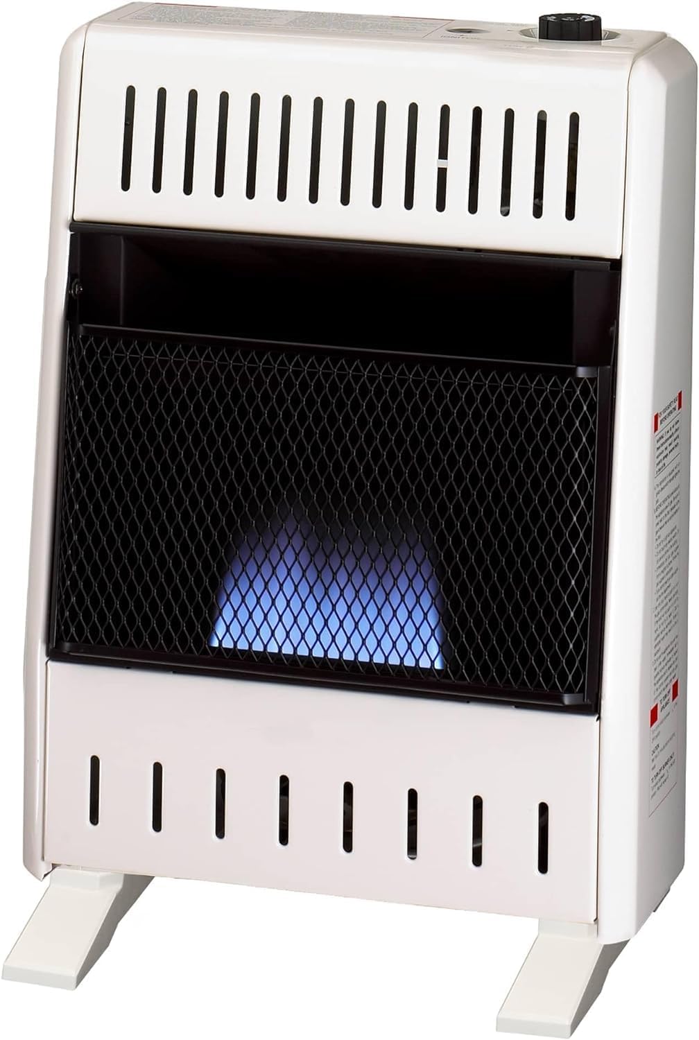 ProCom MN100TBA-B Ventless Natural Gas Blue Flame Space Heater with Thermostat Control for Home and Office Use, 10000 BTU, Heats Up to 500 Sq. Ft.
