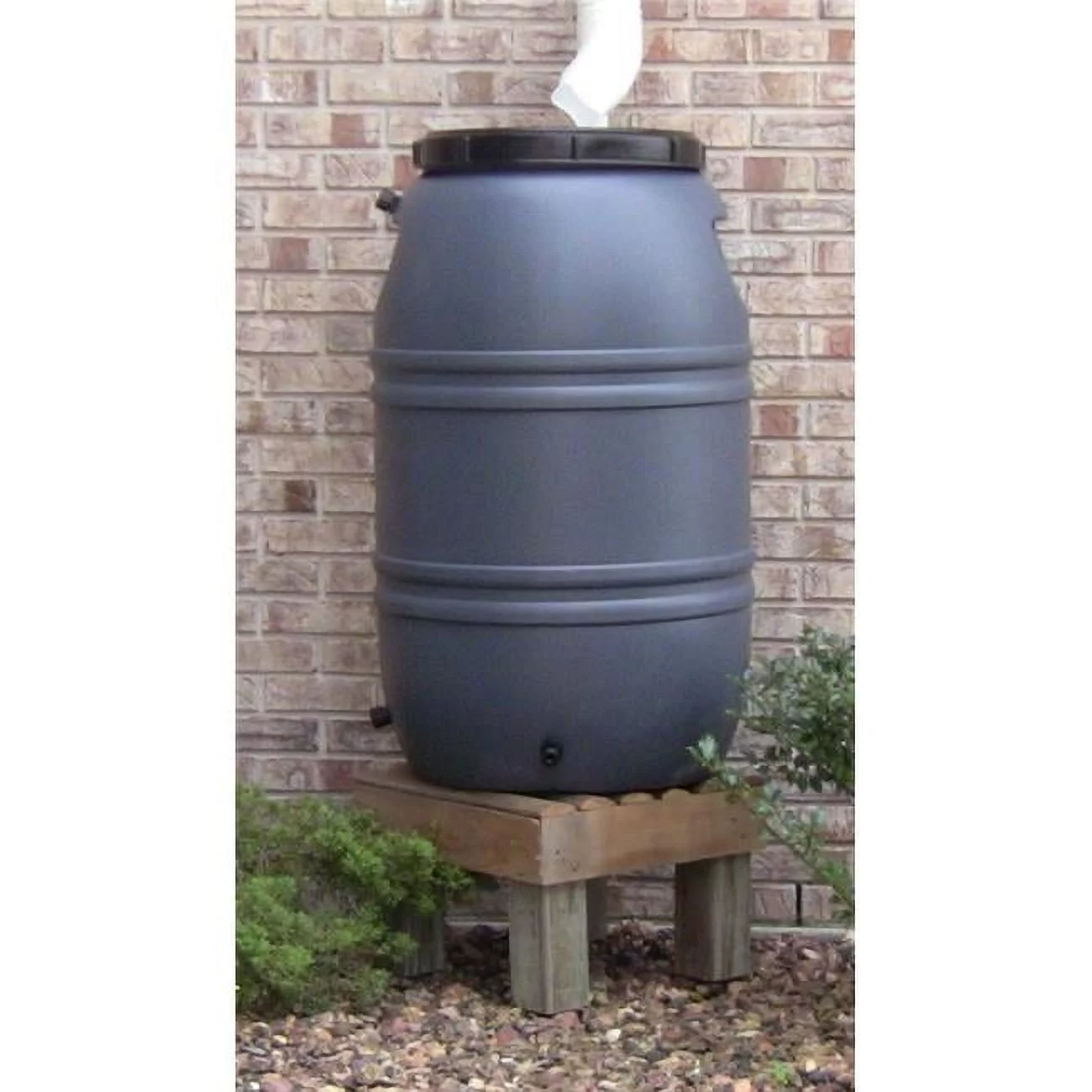 UpCycle Products GRO 55 gal Grey Rain Barrel
