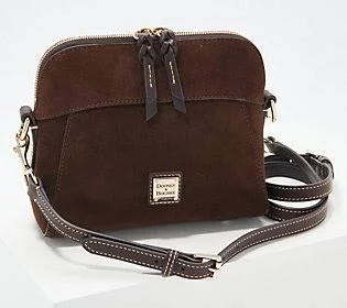 Dooney u0026 Bourke Suede Cameron Crossbody ,Brown T&Moro