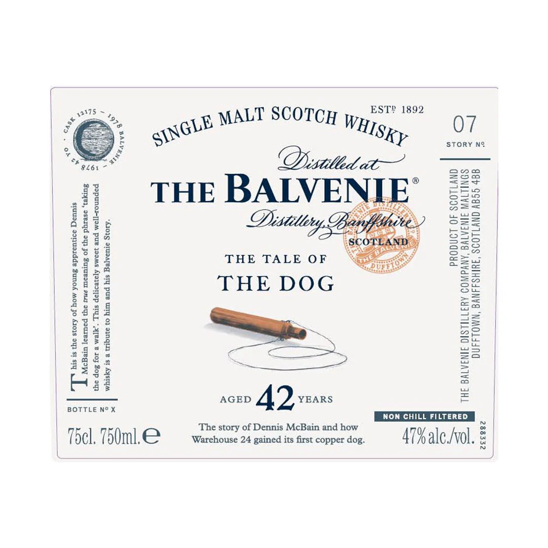 The Balvenie 42 Years Old The Tale Of The Dog 750ml - Nestor Liquor