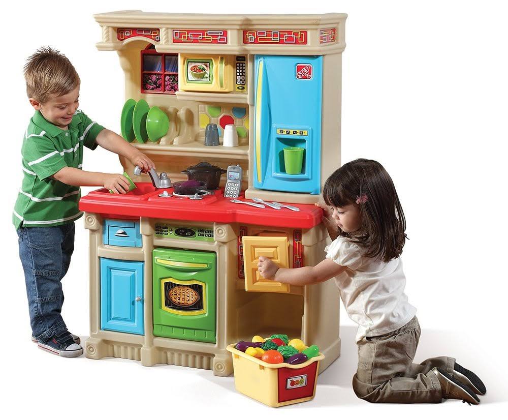 Step2 Lifestyle Custom Kitchen Playset for Kids - Durable Cooking