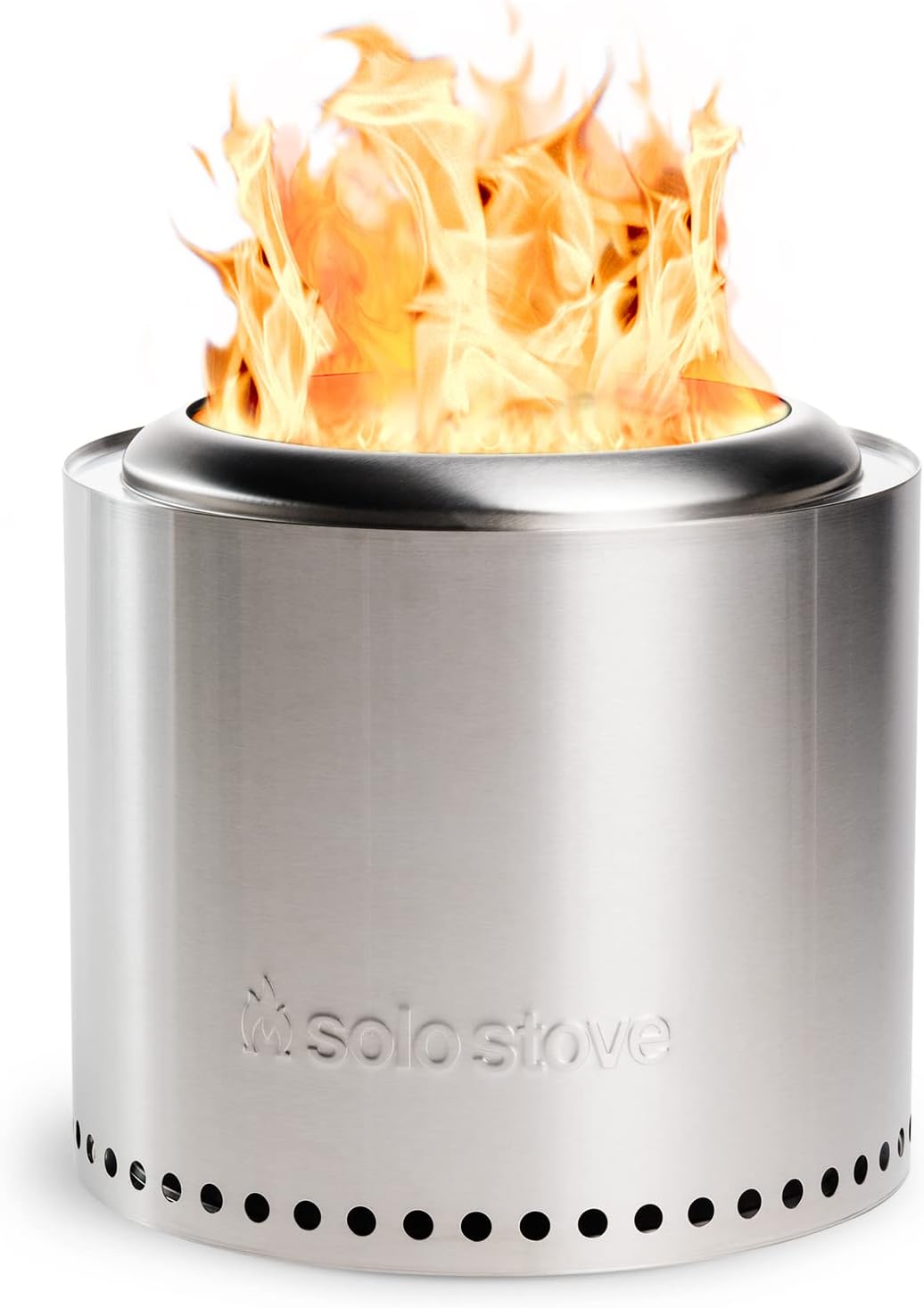 Solo Stove Ranger 2.0, 15 Inch Smokeless Fire Pit – Portable Stainless Steel Outdoor Fireplace with Carry Case - Lightweight Fireplace