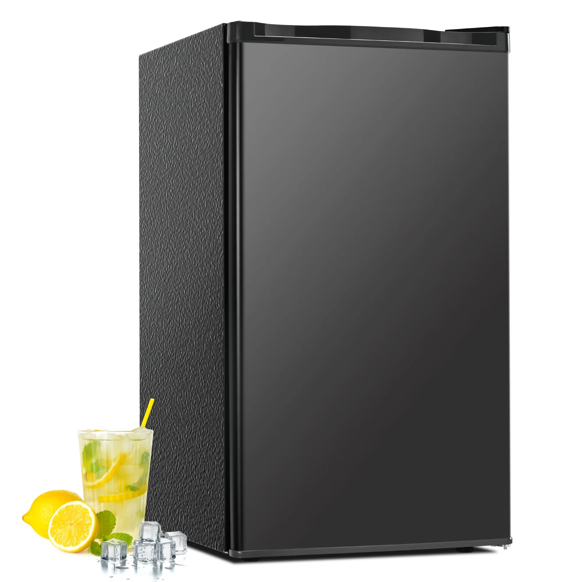 Simzlife 3.2 Cu.ft Mini Fridge with Freezer, Compact Design with Single Door, 19.3 in D, 31.9 in H - Curated Treasures Market