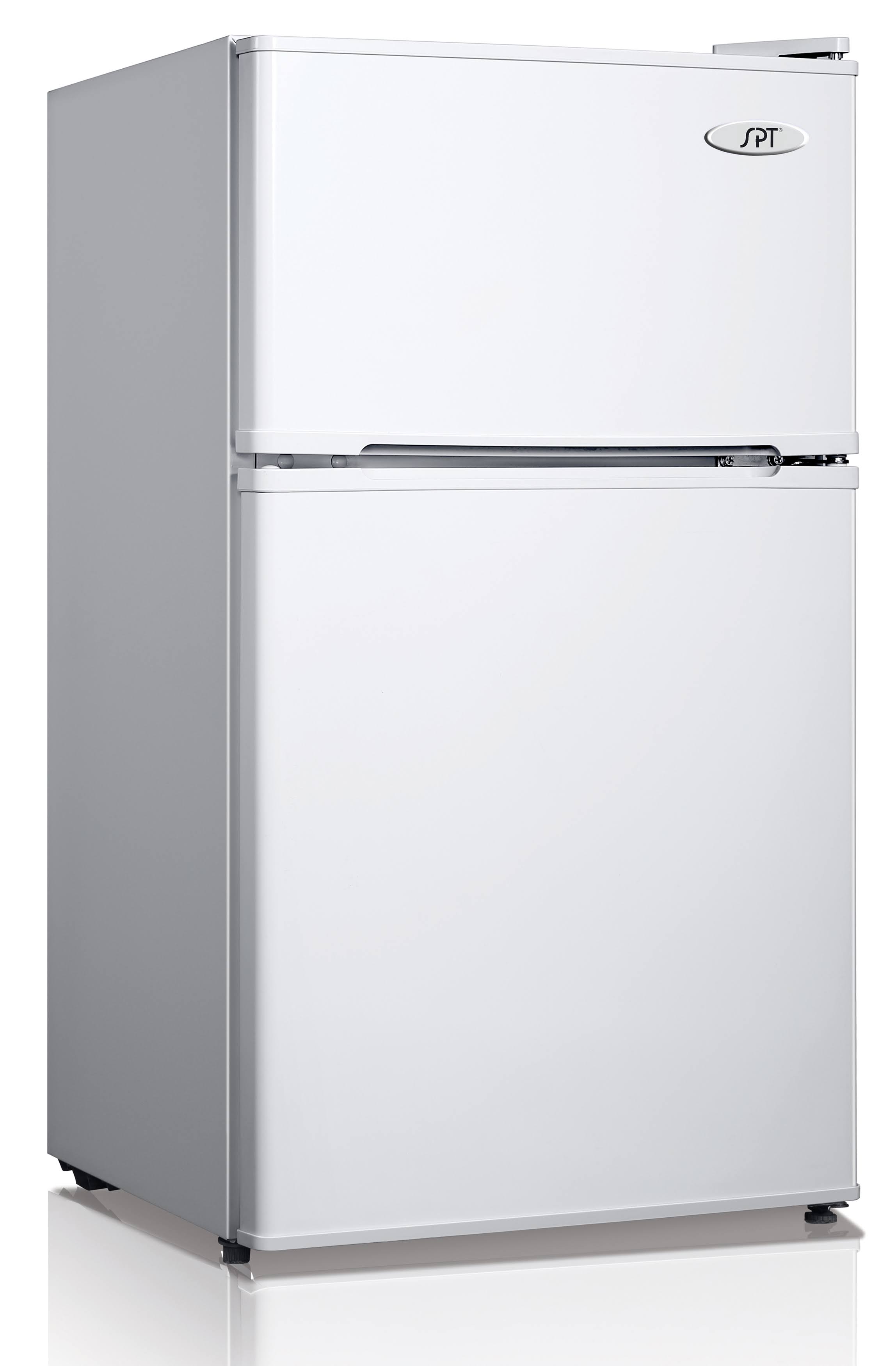 SPT RF-354W Double Door Refrigerator - 3.5 cu ft - White