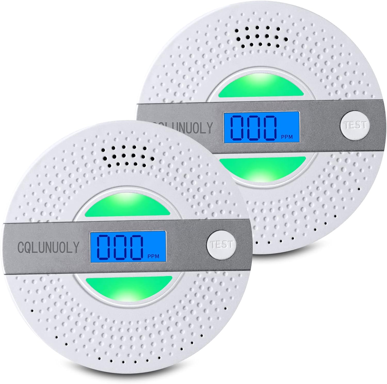 Cqlunuoly 2 Pack Smoke Detector Carbon Monoxide Detectors Combo Fire Ring Smoke and Carbon Monoxide Detector First Alert Nest Smoke and Carbon