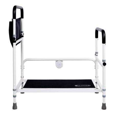 Elenker Adjustable Height Bed Step Stool Bed Assist Bar with Storage Pocket - Shop Hardware Tools Online Store