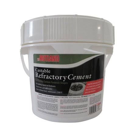 25 lbs. Castable Refractory Cement Tub