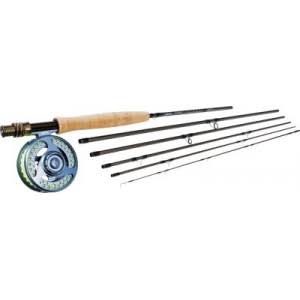 Cabela&s Stowaway 6/Rls+ Fly Combo - Stainless Steel F3181652