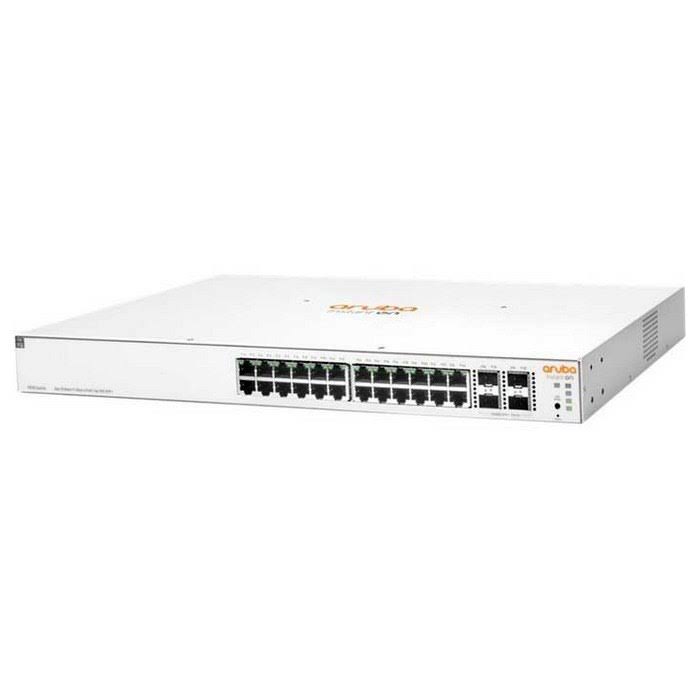 Aruba HPE Aruba Instant On 1930 24G Class4 PoE 4SFP/SFP+ 370W Managed L3 Switch - 24 PoE Ethernet Ports u0026 4 1/10 Gigabit SFP