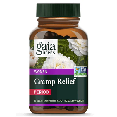 Cramp Relief Period 60 phyto-caps by Gaia Herbs - Kansas Nuitrition - HNZSDS