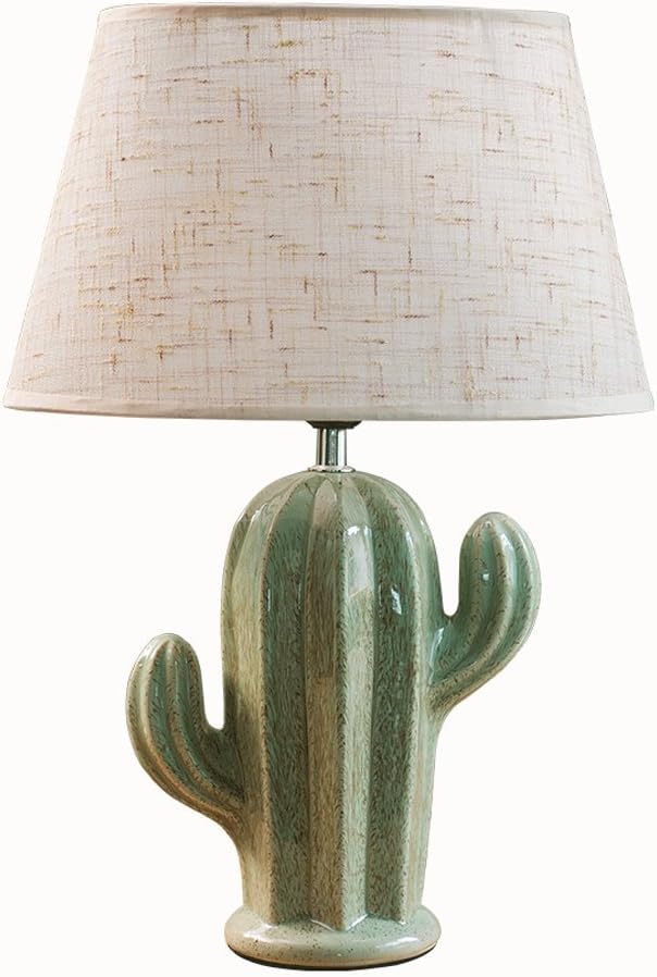 Cactus Lamp Table Lamp Home Decoration Cactus Decor Simple Design Desk Lamp for Living Room Bedroom,with Bulb