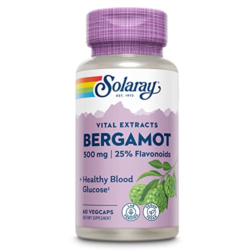 Solaray Bergamot Advanced Formula, Cardiovascular Support Fruit Extract, Veg Cap (Btl-Plastic) 500mg, 60ct - Kansas Nuitrition - HNZSDS