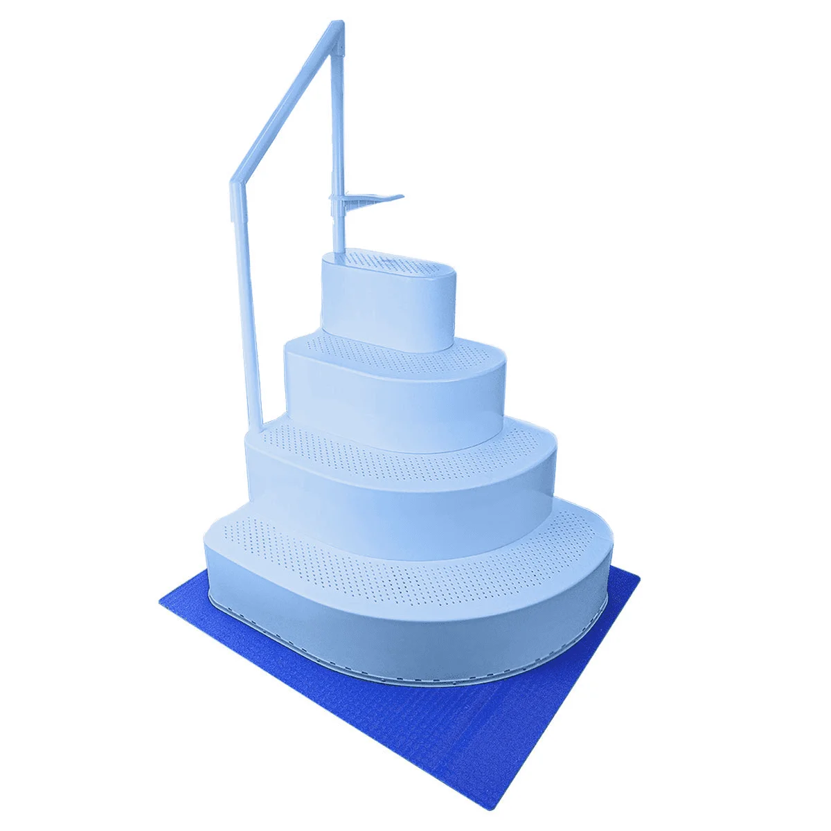 Aqua Select Resin Step in a Box Ultra Sturdy Steps, Blue