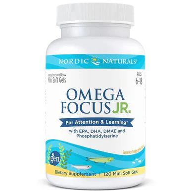 Nordic Naturals Omega Focus JR. 120 mini soft gels ***BEING REFORMULATED*** - Kansas Nuitrition - HNZSDS