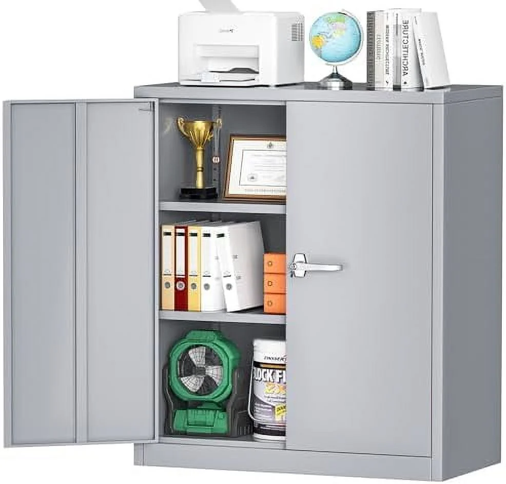 FDSHOIYN Black Metal  Cabinet  72"