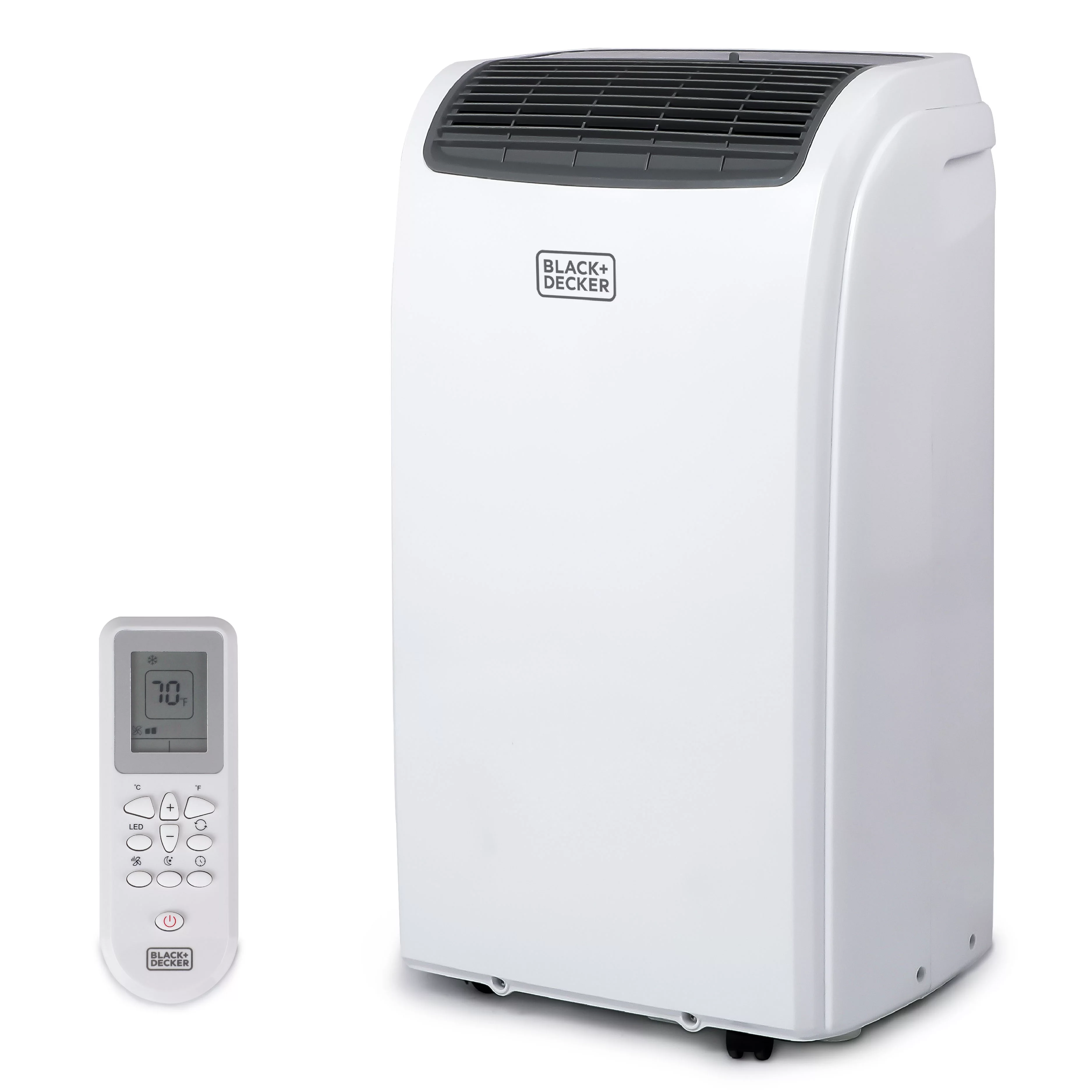 BLACK+DECKER 6,500 BTU SACC/CEC (12,000 BTU ASHRAE) Portable Air Conditioner, Portable for Room, 3-in-1 AC Unit, Dehumidifier, & Fan