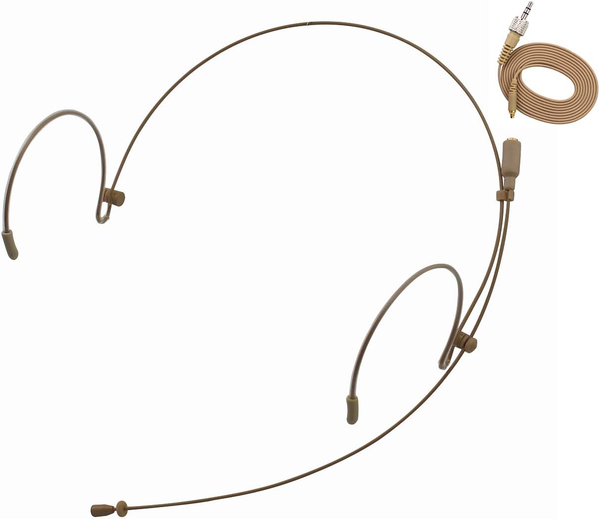 Professional Headset/Headworn Microphone JK MIC-J 071S Compatible with Sennheiser Wireless System - Omnidirectional Mic