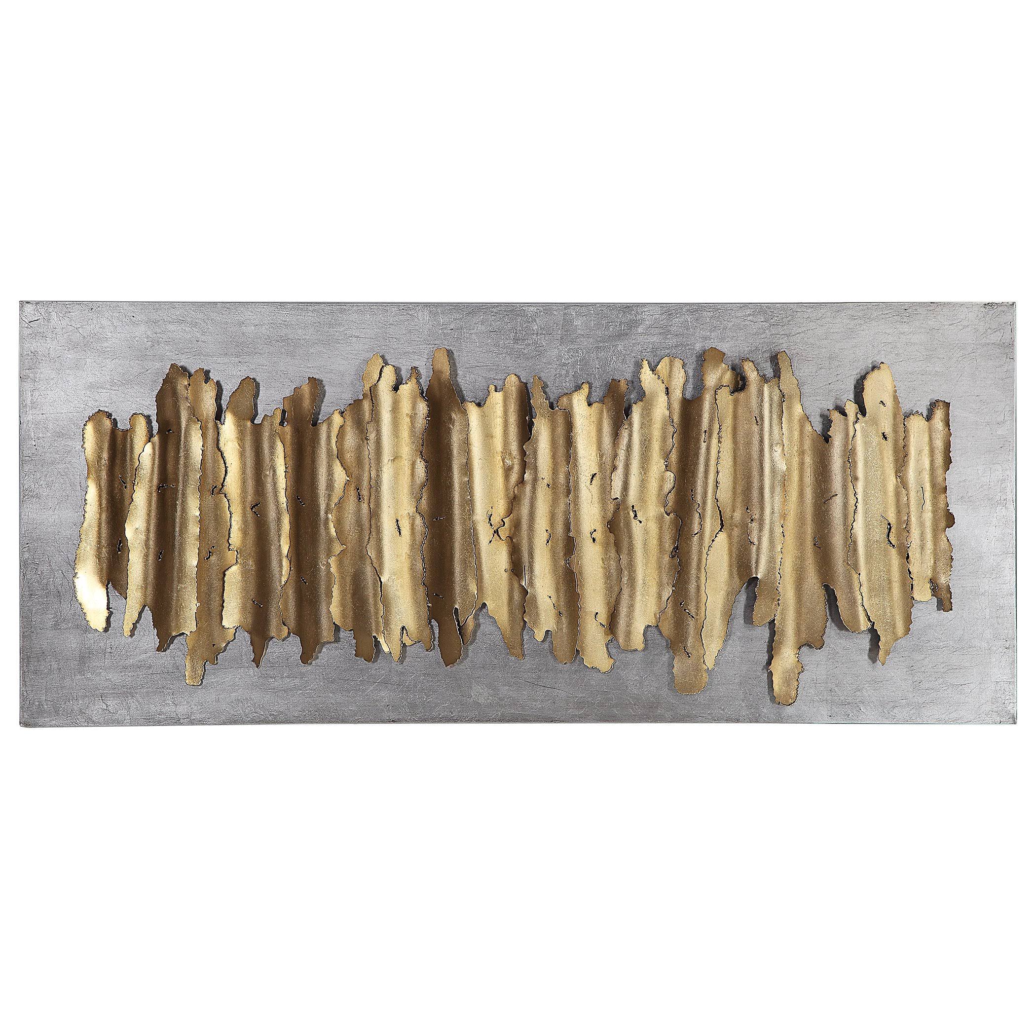 Uttermost 04195 Lev Gold Metal Wall Decor