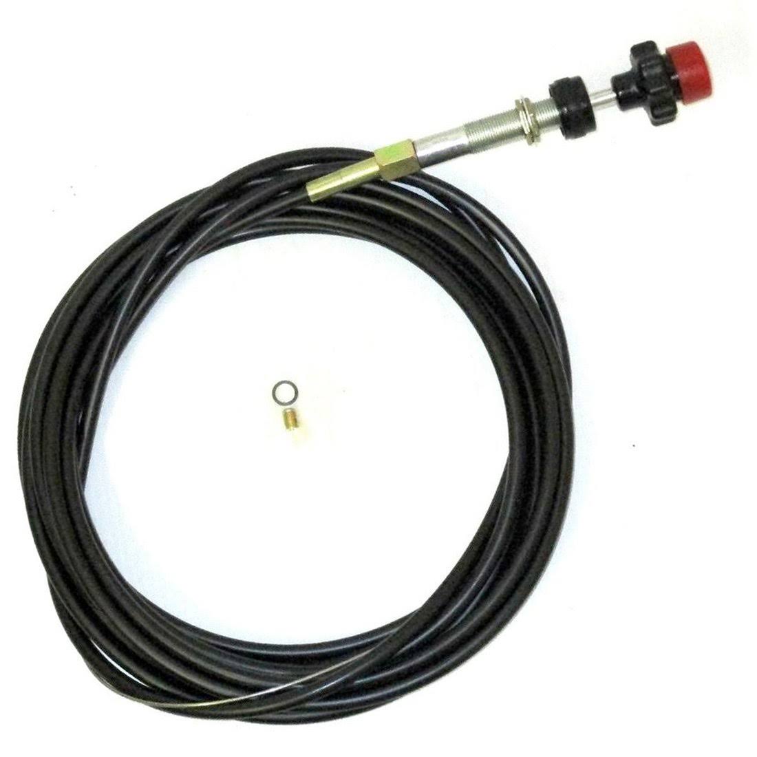 Buyers Products Venier H.D. Adjustable Throttle Locking Control Cable - 35'