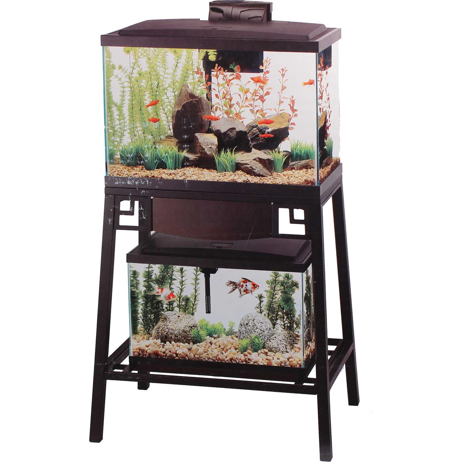 Aqueon Forge Metal Aquarium Stand - Pet Supplies online store