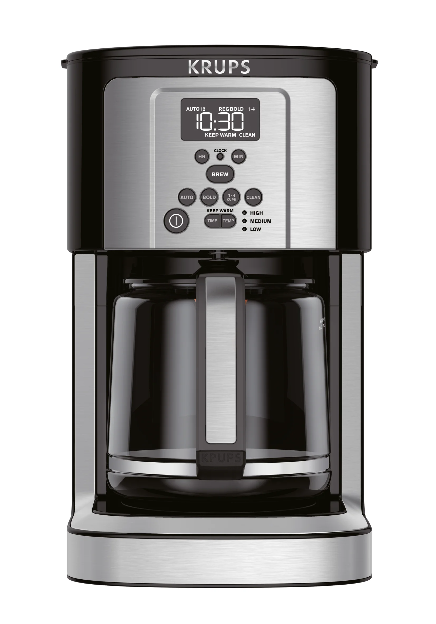 Krups Ec324 14-Cup Thermobrew Programmable Coffee Maker with Thermobrew Technology - Curated Treasures Market