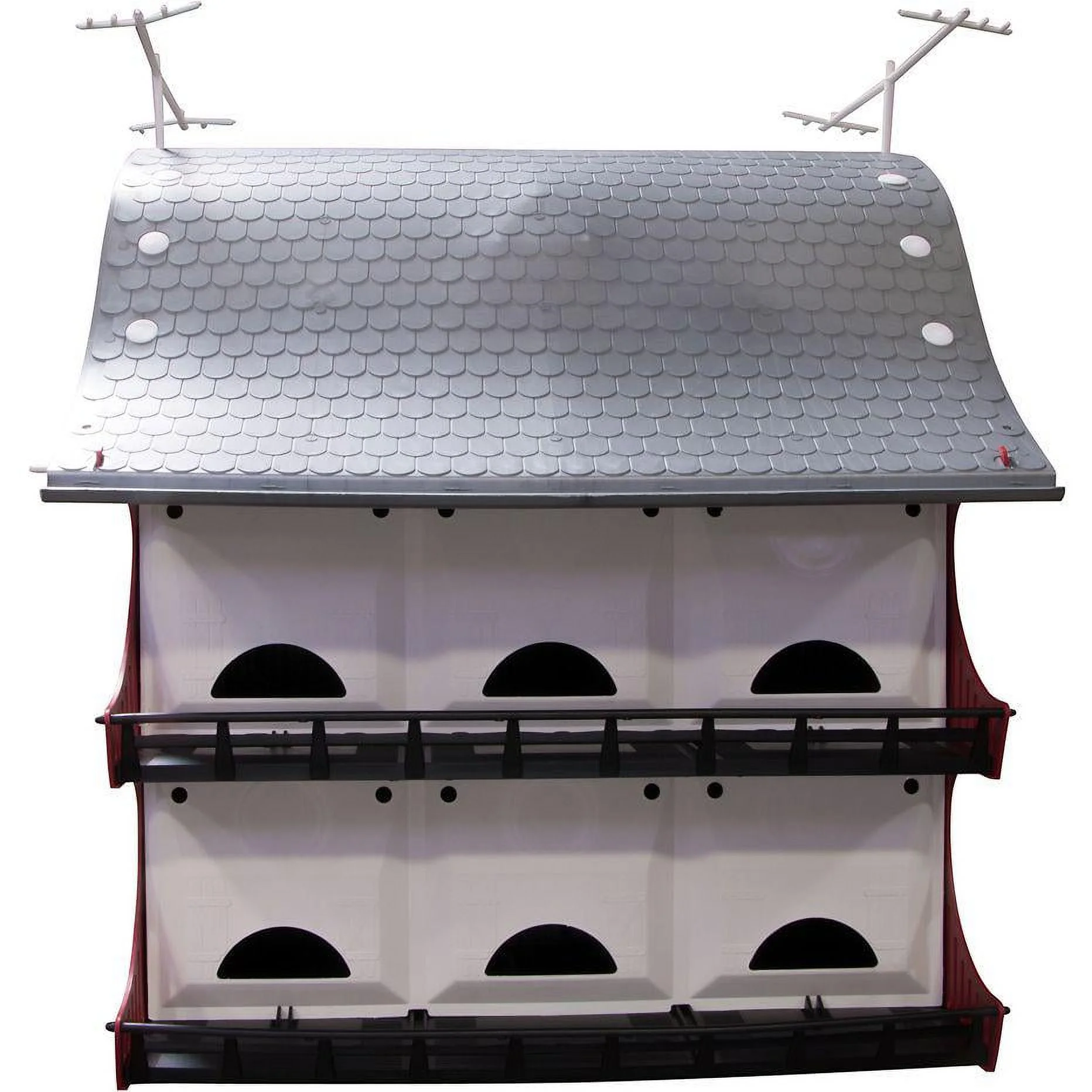 Royal Wing Purple Martin Barn Bird House for 16 Families - Radiant Selections