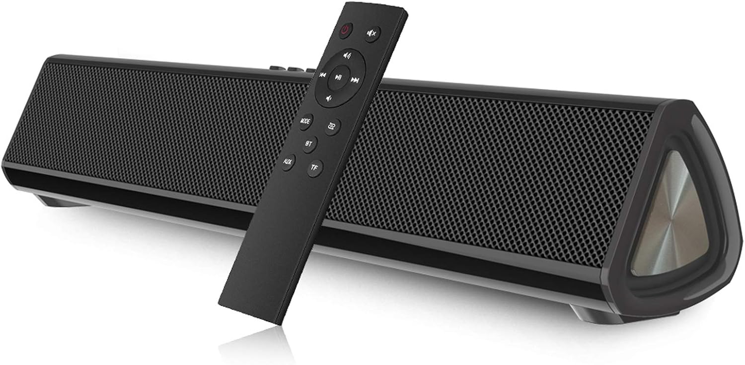 Bluetooth Sound Bar TV/Computer Speakers Wireless Wired SoundBar Home Theater Soundbar Surround Sound Speakers for TV Computer PC Projectors Tablets