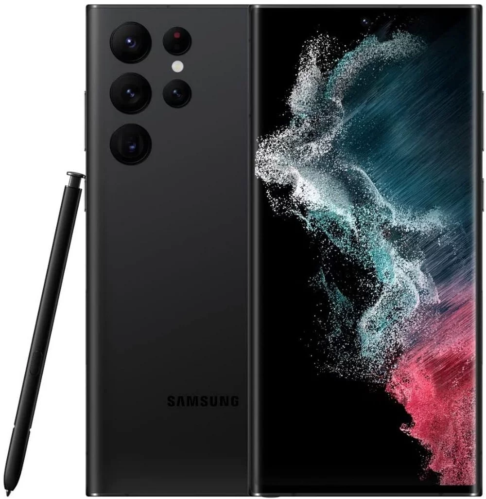 Restored Samsung Galaxy S22 Ultra 5G Smartphone, ,128 GB Storage + 8 GB RAM, Phantom Black (Refurbished) - Curated Treasures Market