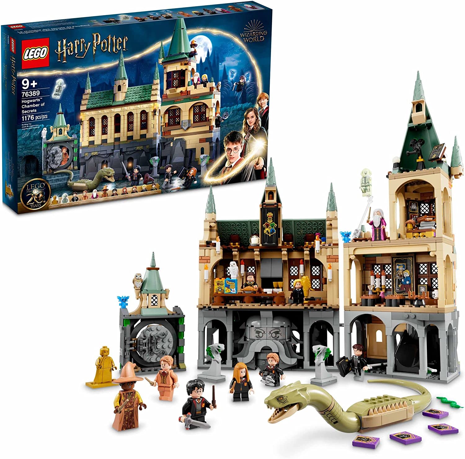 LEGO Harry Potter Hogwarts Chamber of Secrets 76389 Castle Toy with The Great Hall