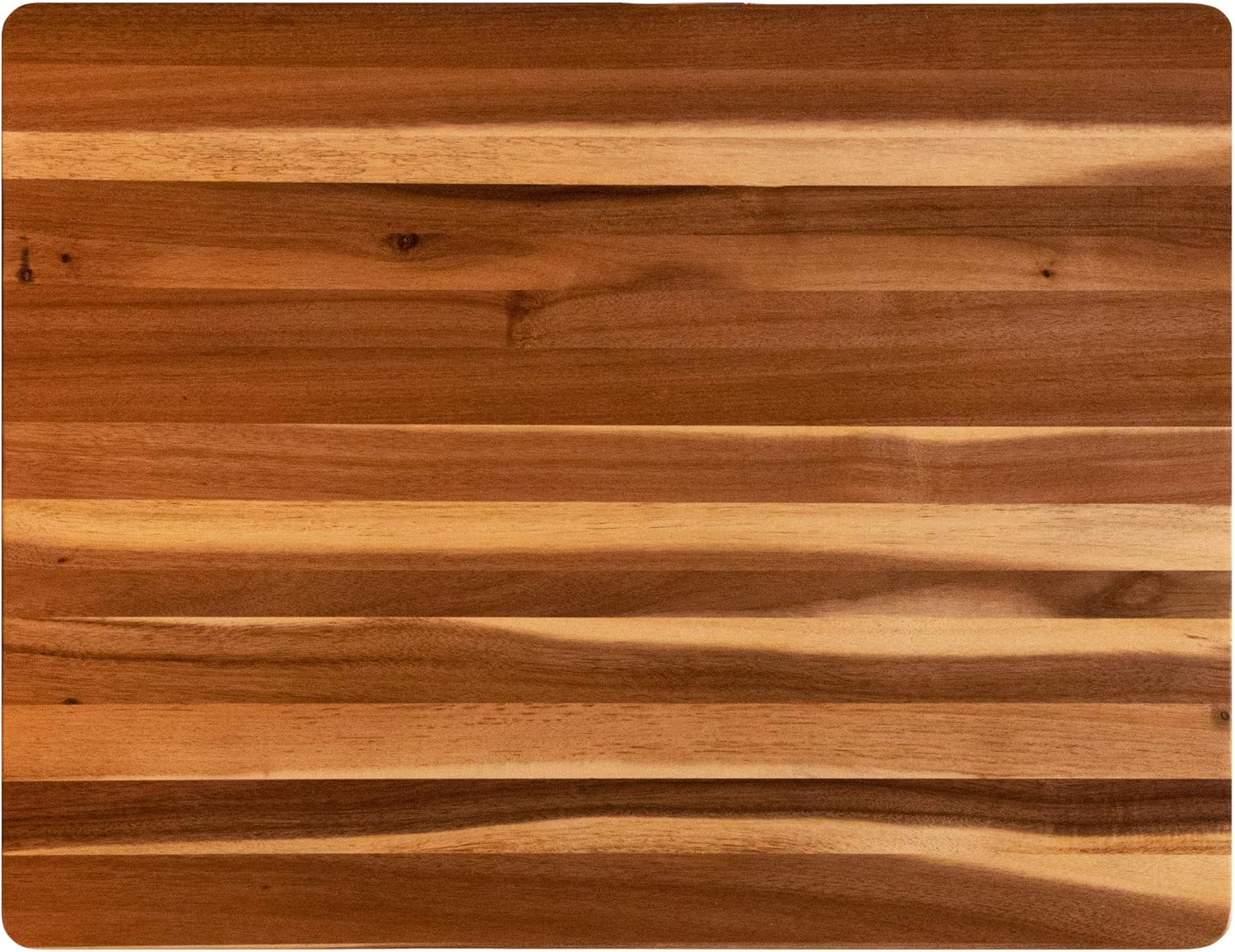 Villa Acacia Extra Large Wood Cutting Board 24 x 18 Inch, 1.5 Inches Thick, Reversible Wooden Kitchen Block