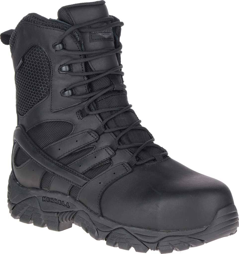 Merrell Moab 2 8x22 Tactical Response Waterproof Comp Toe Work Boot, Size: 6.5, Black